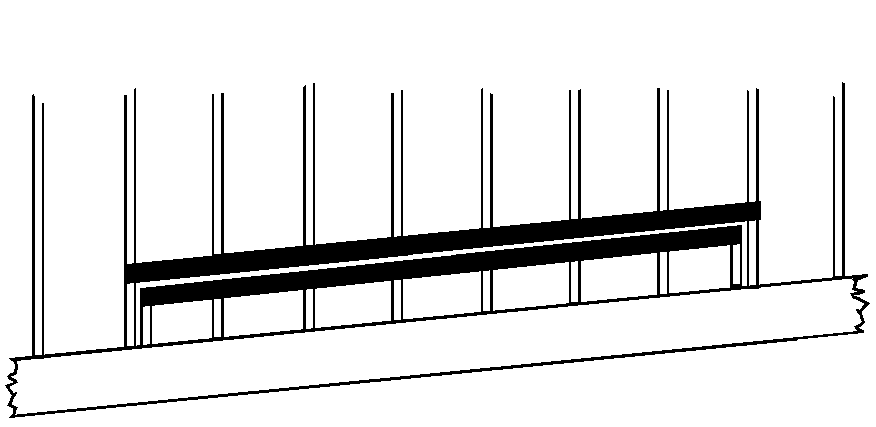 Position der Hilfsbeplankungen