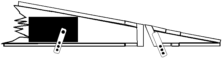 In Neutralstellung den Servohebel in Flugrichtung leicht schräg stellen.