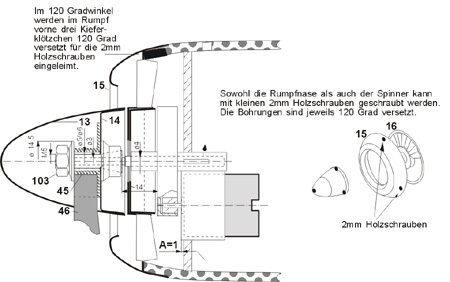 abnehmbarer Haubenring