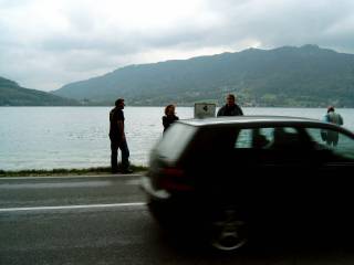 Parkplatz, Stra�e, Wasser