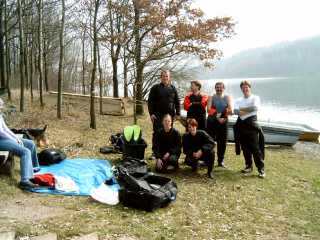 hinten:Mike J.,Ren&eacute; P.,Alfred U.,Gerd D., vorne Jana D. und Steffi H.  